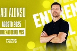 星空体育在线登录-官方：3战全胜，皇马主帅阿隆索当选西甲8月最佳主教练